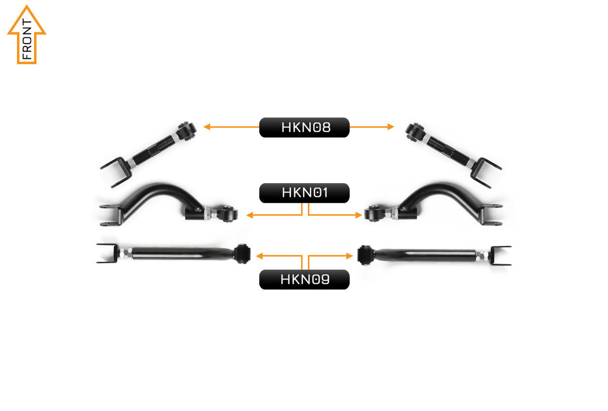 V2 Essentials Adjustable Control Arm Kit - (Rear)