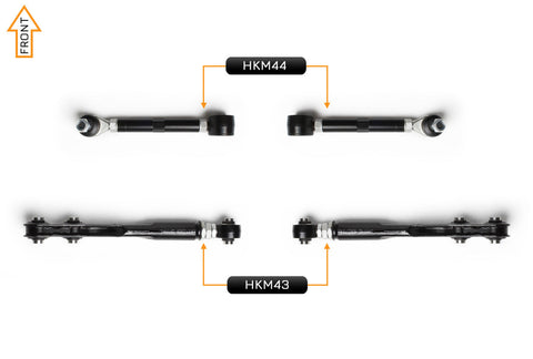 V2 Essentials Adjustable Control Arm Kit - (Rear)