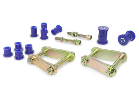 KIT096SK - Rear Greasable Shackle and Bush Kit for TOYOTA HILUX 2005-2015 KUN26, GGN25 4WD