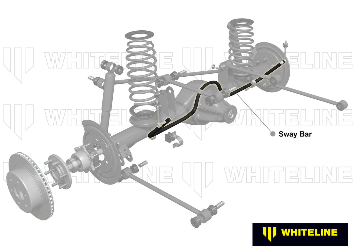 BTR25R - Rear Sway Bar - 18mm Non Adjustable for TOYOTA COROLLA 1983-1987 - AE86