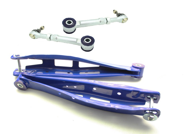 TRC0015 - Rear Lower Arm + Toe Arm Kit - Adjustable for Comes with pre-installed Hybrid SuperPro bushings pre-installed Hybrid SuperPro bushings