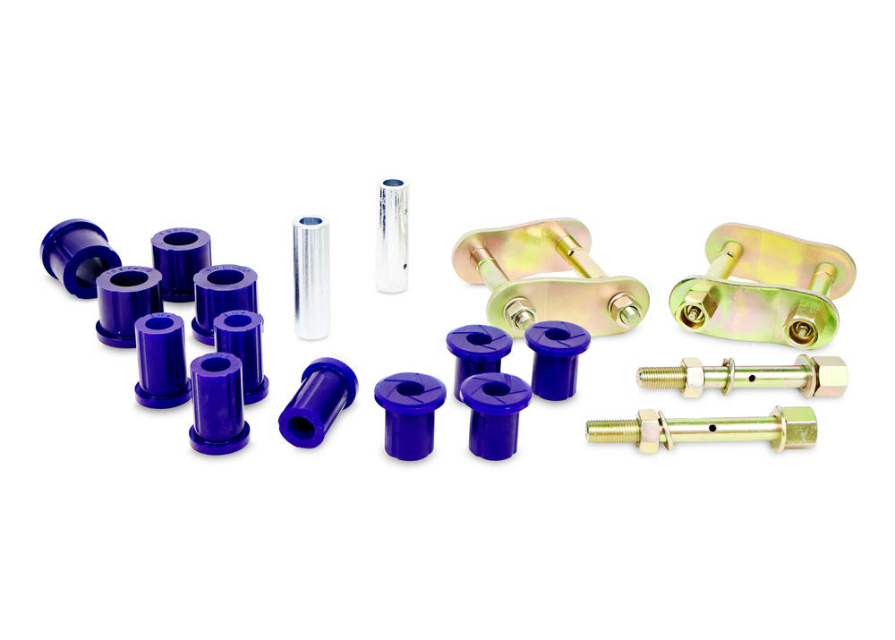 KIT083SK - Rear Greasable Shackle and Bush Kit for MITSUBISHI TRITON 1996-2006 MK 4WD