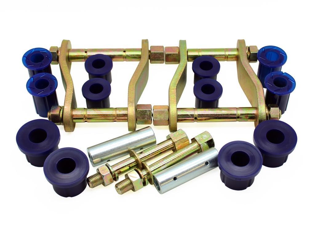 KIT185SK - Rear Greasable Shackle and Bush Kit for HOLDEN COLORADO 2012-2020 RG 4WD And 2WD Hi-Rider