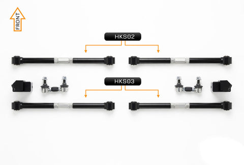 V2 Essentials Adjustable Control Arm Kit - (Rear)