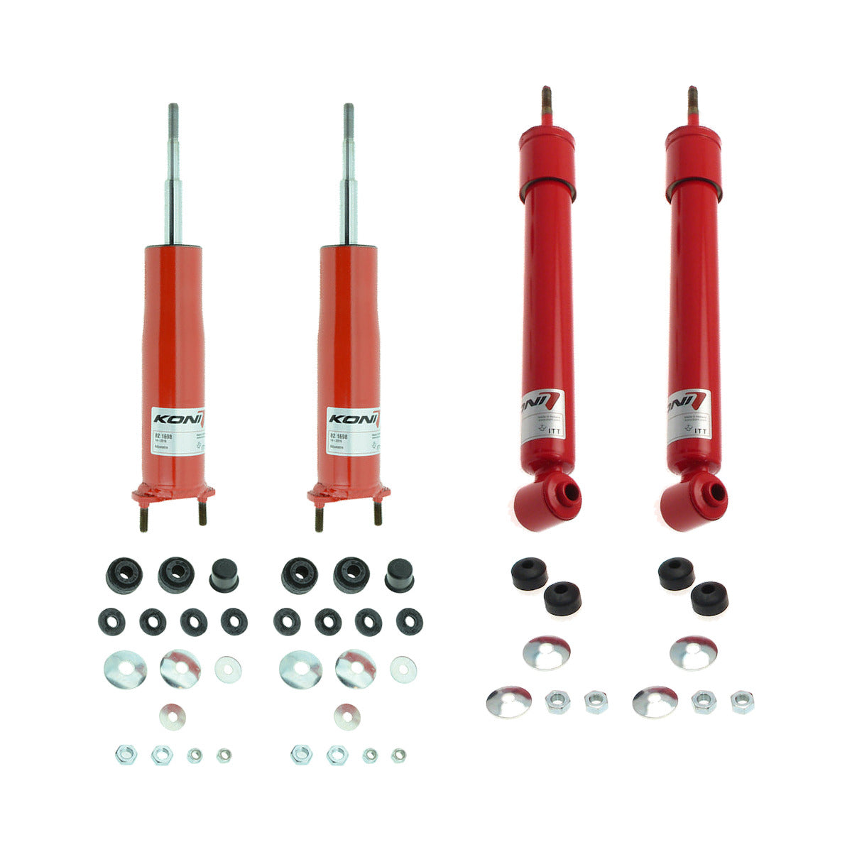 Koni Adjustable - Classic Front & Rear Set (4 Shocks) - Ford Falcon XE-XF (Lowered)
