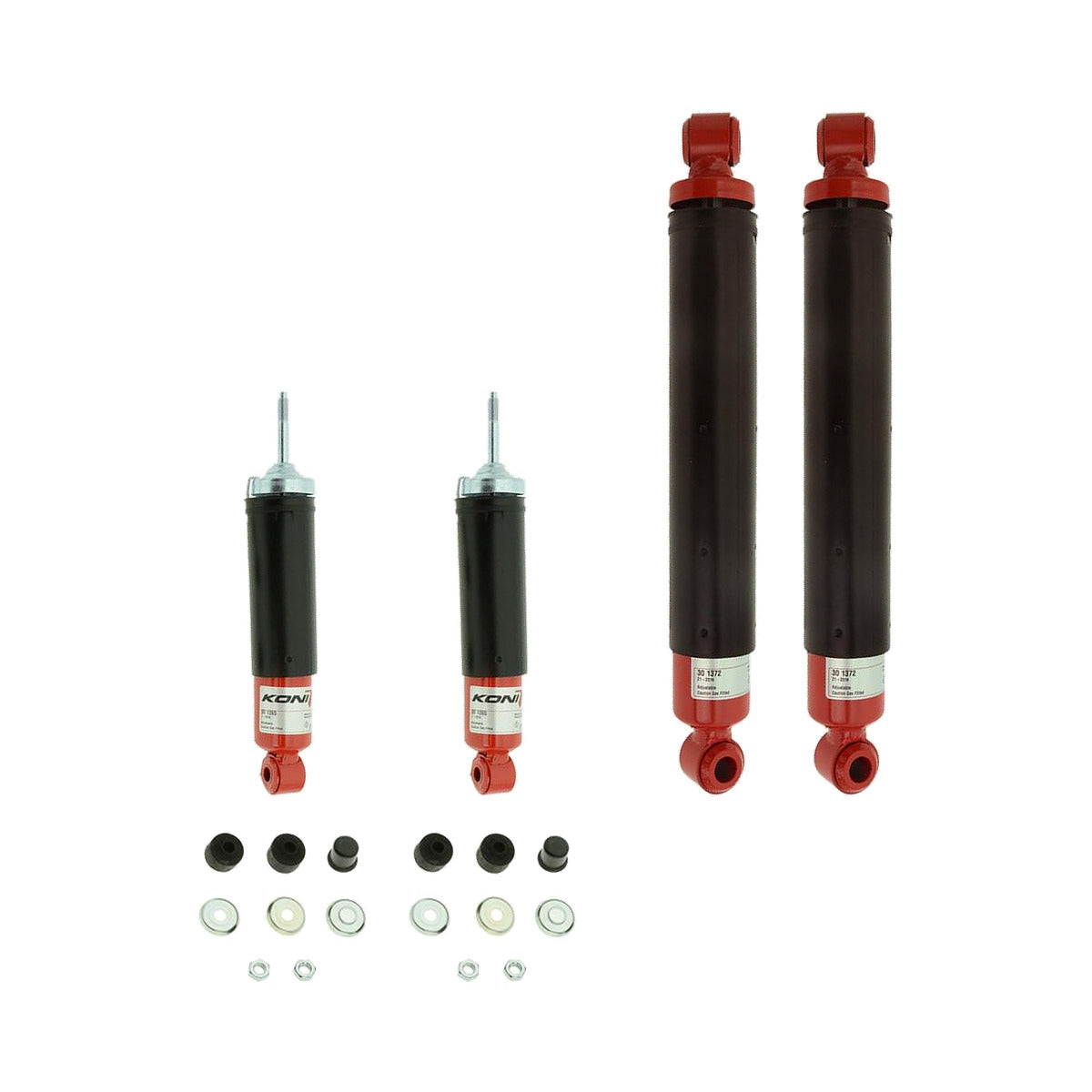 Koni Adjustable - Heavy Track Front & Rear Set (4 Shocks) - Ford Maverick