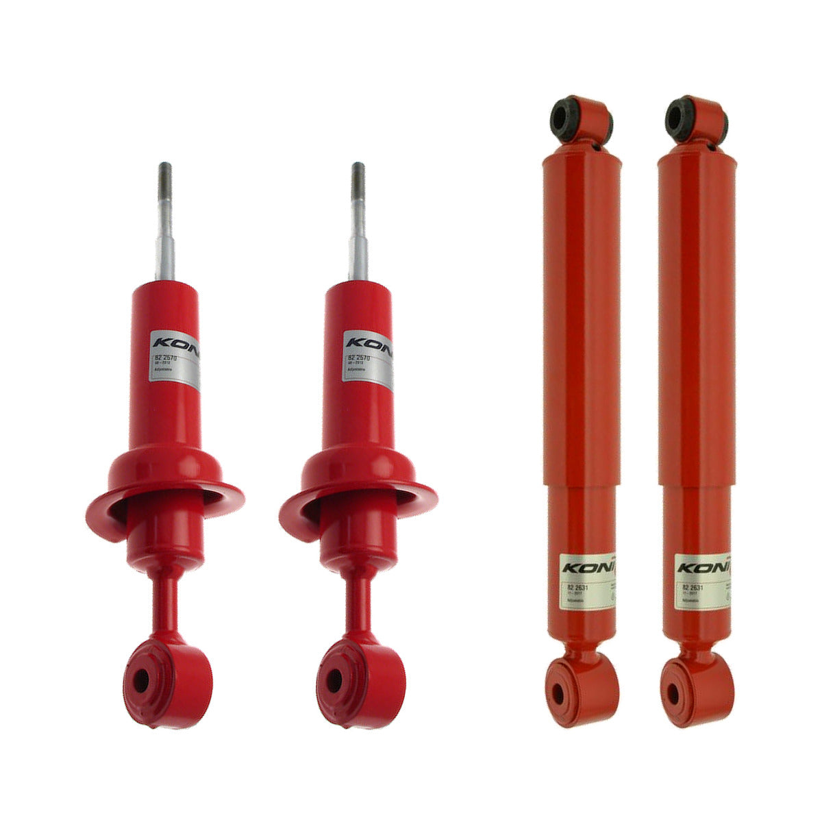 Koni Adjustable - Heavy Track Front & Rear Set (4 Shocks) - Nissan Navara