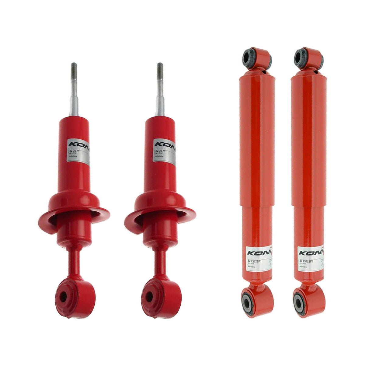 Koni Adjustable - Heavy Track Front & Rear Set (4 Shocks) - Nissan Navara D40