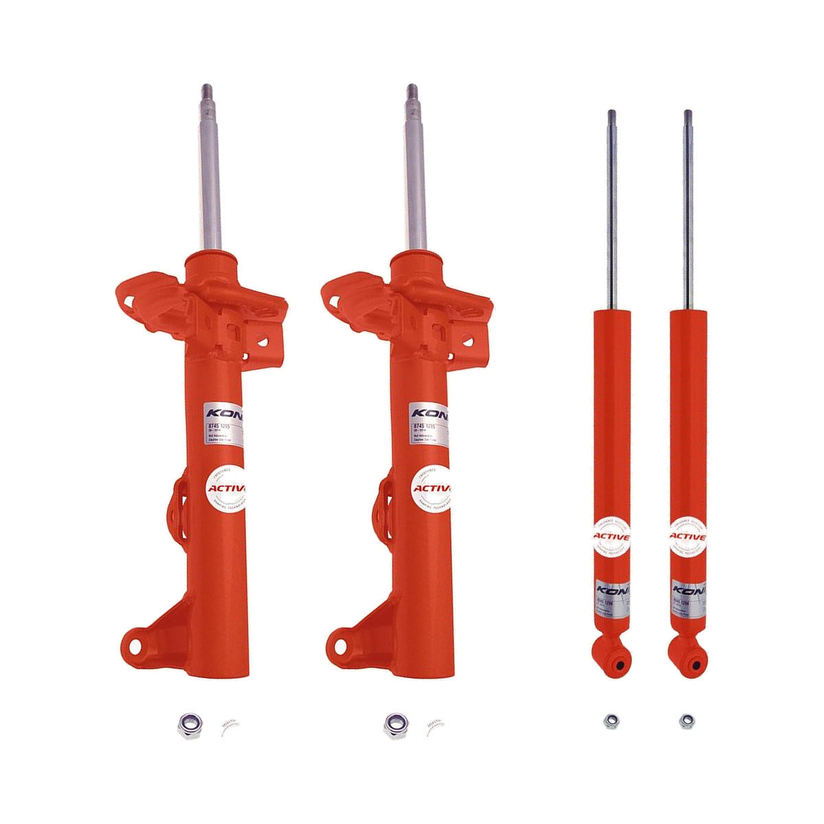 Koni Special-Active Front & Rear Set (4 Shocks) - Mercedes-Benz C-Class (W204)