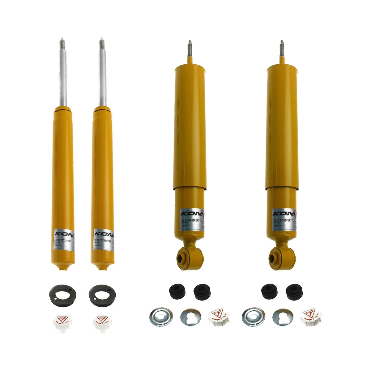 Koni Adjustable - Sport Front & Rear Set (4 Shocks) - Vauxhall Calibra