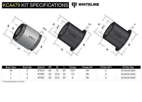 Front Lower Control Arm Kit (Offset)