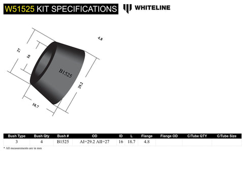 Front Upper Control Arm Bush Kit (Outer)