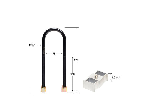 Rear 1.5" Lowering Block Kit