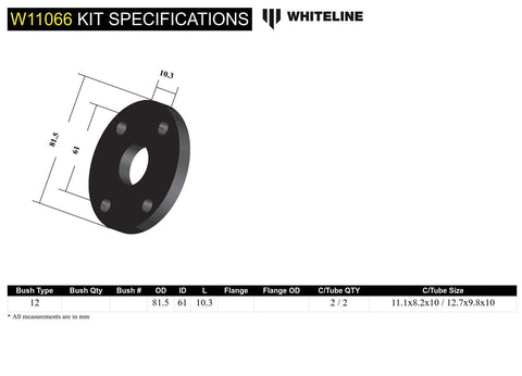 Front Steering Coupling Bush Kit