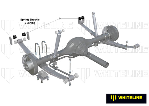 Rear Leaf Spring - Upper Shackle Bushing Kit