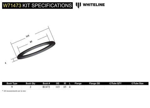 Rear Upper Spring Spacer (4mm)
