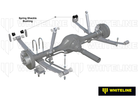 Rear Leaf Spring - Shackle Bush Kit (90mm)