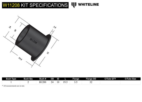 Front Steering Idler Bush