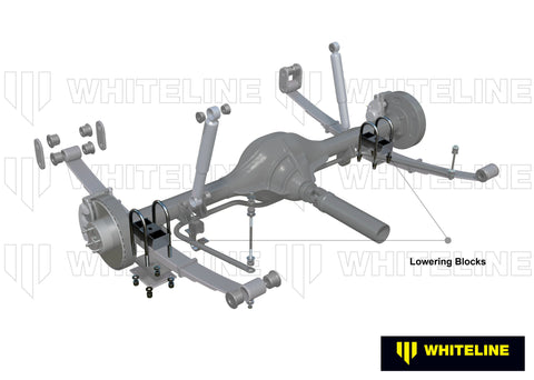Rear 2.0" Lowering Block Kit (85mm)
